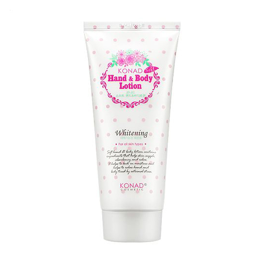 Відбілювальний крем-лосьйон для рук та тіла Konad Soft Hand &amp; Body Lotion Whitening, 180 мл